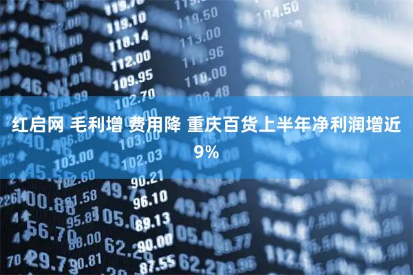 红启网 毛利增 费用降 重庆百货上半年净利润增近9%